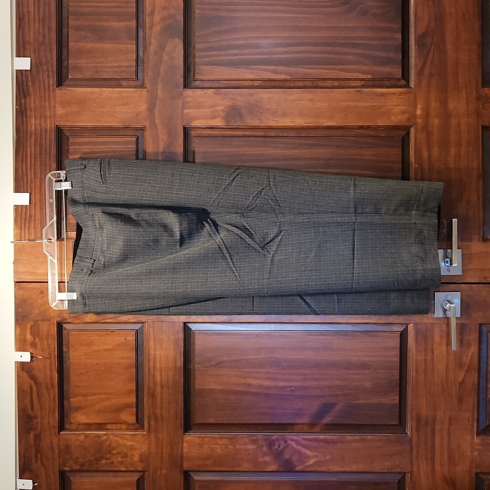 Gray trousers